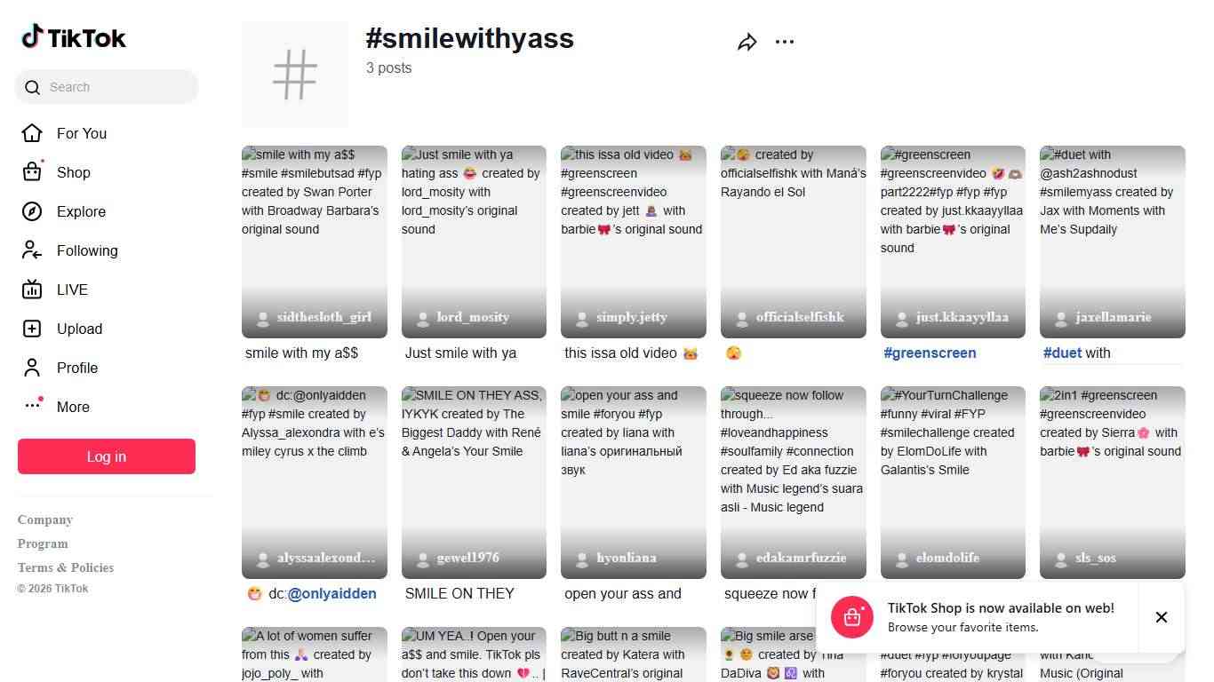 #smilewithyass TikTok